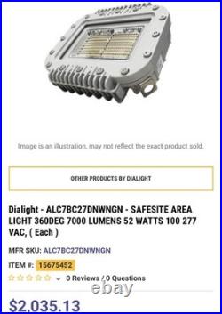 Dialight ALC7BC27DNWNGN DIV 1 120V Fixture Explosion proof lights, Great Deal