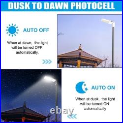 Dimmable 150W LED Shoebox Pole Light Dusk To Dawn Street Light 3000K/4000K/5000K
