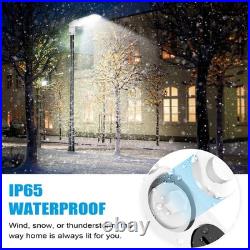 Dimmable 150W LED Shoebox Pole Light Dusk To Dawn Street Light 3000K/4000K/5000K