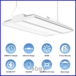 Dimmable LED Linear High Bay Light 400W 60000 Lumen Ceiling Fixture Super Bright