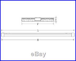 Durolux High Bay T8 Grow Light Dl968e 4ft Six Tubes 120v-277v Fixture, + Bulbs