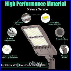 Dusk to Dawn 480V 400W LED Parking lot Light 56000LM Shoebox Stadium Lights