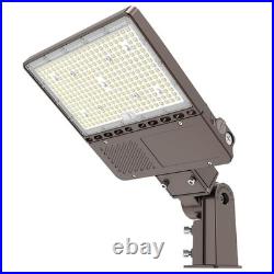 Dusk to Dawn Led Shoebox Street Area Lighting 200W 5000K Parking Lot Flood Light