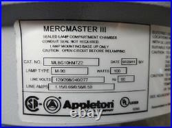 EGS / Appleton Mercmaster III 100W Metal Halide Light Fixture MLAH102G1NMTFTZ2UP