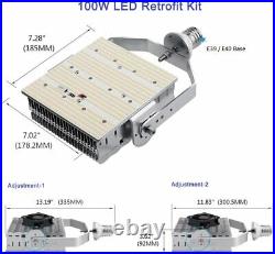 ETL 100W LED Gas Station Canopy Light Retrofit 400W Parking Lot Light Bulb 5000K