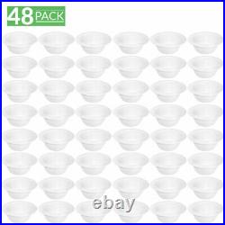 Elite Lighting 48 PACK TRIM 6 inch White BAFFLE RECESSED CAN Light