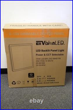 EnvisionLED LED-BPL-2X2-3M40-TRI LED Backlit Panel Light (Case of 4)