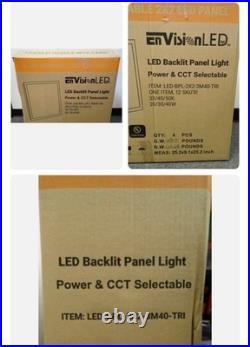 EnvisionLED LED-BPL-2X2-3M40-TRI LED Backlit Panel Light (Case of 4)