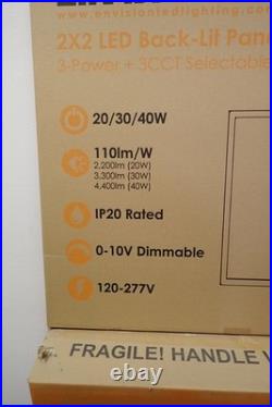 EnvisionLED LED-BPL-2X2-3M40-TRI LED Backlit Panel Light (Case of 4)