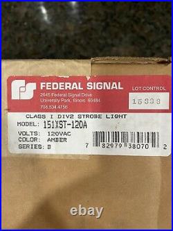 Federal-signal 151xst-120a Strobe 120vac Hazardous Location Amber