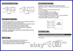 Full Cut-Off LED Wall Pack Light 80/100/120W Tunable withphotocell 5000K 135Lm/w