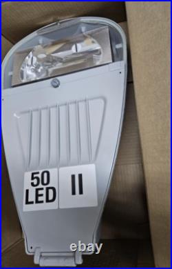 GE Evolve LED Street Light 120volts 5000 lumens ERL1005E140A Gray, New In Box