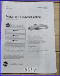 GE Evolve LED Street Light 120volts 5000 lumens ERL1005E140A Gray, New In Box