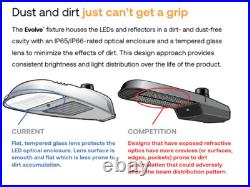GE Evolve LED Street Light 120volts 5000 lumens ERL1005E140A Gray, New In Box