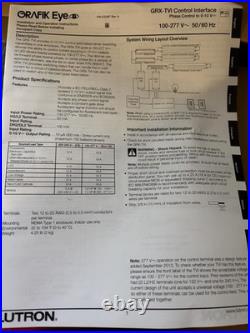 GRX-TVI Lutron Ten Volt Dimming Interface (0-10 V Control, 100-277 V)