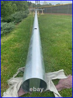 Galvanized Steel Poles for Stadium Lights in height (70 Feet) With Light Bar