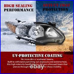 Headlight Assembly Fit Toyota Corolla 2011-2013