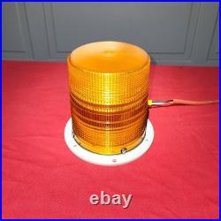 Heavy Duty Xenon Amber Strobe Light / Beacon With Heavy Duty Aluminum Base