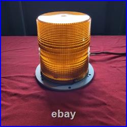 Heavy Duty Xenon Amber Strobe Light / Beacon With Heavy Duty Aluminum Base
