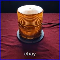 Heavy Duty Xenon Amber Strobe Light / Beacon With Heavy Duty Aluminum Base