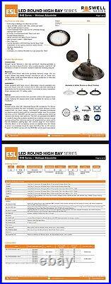 High bay lights led 120-277 volt. 100-200 watt 5000k