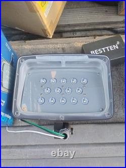 Hubbell Compact Decorative LED Flood Lights FML-14 53W LED. Lot Of 6