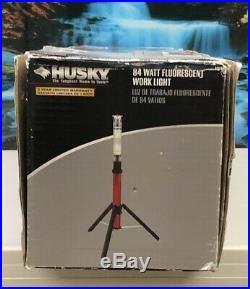 Husky 84 Watt Fluorescent work light WLB3H. Rare
