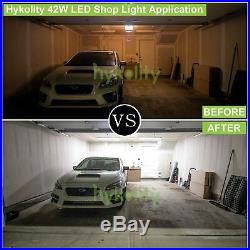 Hykolity 4FT Linkable LED Shop Light 42 Watt Garage Workbench Ceiling Lamp 5000K