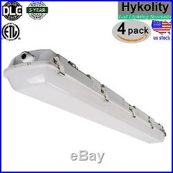 Hykolity 4 PACK 5000K LED Vapor Tight Proof Light Waterproof Garage Shop Light