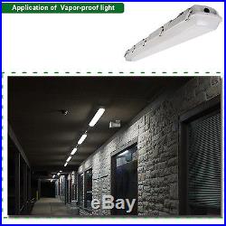 Hykolity 4 PACK 5000K LED Vapor Tight Proof Light Waterproof Garage Shop Light
