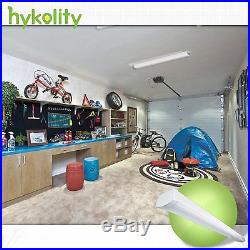Hykolity 4ft 40W LED Garage Shop Light Wraparound Commercial Lamp 5000lm -4 Pack