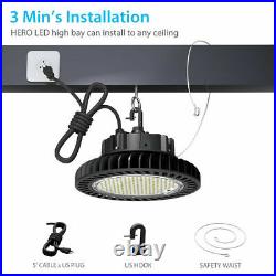 thumbnail image 2 of 150W UFO LED High Bay Light From KUKUPPO – 21,000 Lumens, 5000K Daylight, Dimmable, IP65, 5-Year Warranty 2 of 3