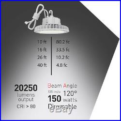 Hyperlite ufo LED high bay shop light fixture 100W 150W 200W 250W 5 yrs warranty