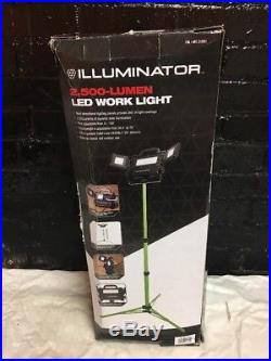 ILLUMINATOR Professional 2500 LUMEN LED Work Light with Tripod Floodlight/Site