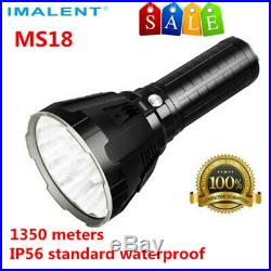 IMALENT MS18 Super Bright Flashlight 100,000 LM Rechargeable Torch CREE XHP70