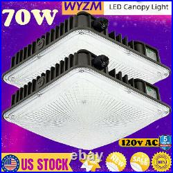 IP65 LED Canopy Light Fixture 70W for Warehouse, Shop, Building Area Light 5500K