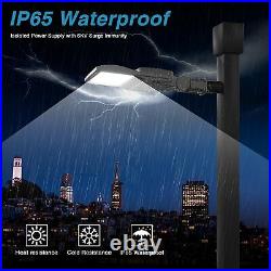 IP65 Waterproof Led Shoebox Light 200W Outdoor Commercial Area Road Lighting DLC
