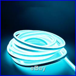Ice Blue Light Strip LED Neon Rope Light for Room Waterproof Home Party Decor