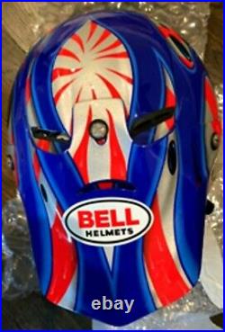 Jeremy mcgrath bell moto 7 replica helmet very rare please read description