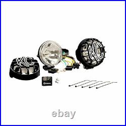 KC HiLiTES 490 Rally 400 Series Lights | 4x 55W Halogen Spread Beam, Black Housing