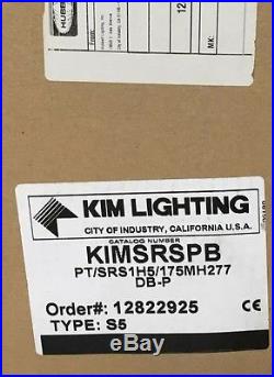 KIM Lighting Solitare Glass Street Lamp Post Outdoor Parking Light Hubbell