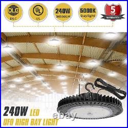 KUKUPOO (2Pack) Commercial High Bay Warehouse LED Lights 240W Industrial Lamp UL