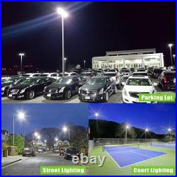 KUKUPPO 200W LED Shoebox Parking Lot Area Lights Slip Fitter Mount Dusk to Dawn