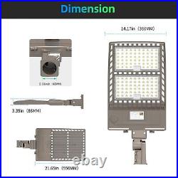 KUKUPPO 400 Watts LED Parking Lot Light, Commercial Street Area Lighting Fixture