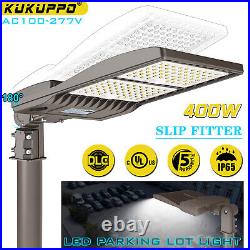 KUKUPPO 400 Watts LED Parking Lot Light, Commercial Street Area Lighting Fixture