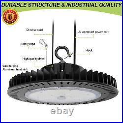 KUKUPPO UFO LED High Bay Light 240W Garage Warehouse Commercial Lighting Fixture