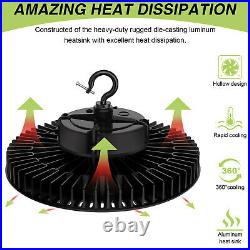 KUKUPPO UFO LED High Bay Light 240W Garage Warehouse Commercial Lighting Fixture