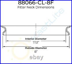 KastLite Polycarbonate Clear Acorn with Fitter Neck 26.88 Height x 8 OD Neck