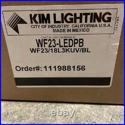 Kim Lighting Wf23-ledpb Wf23/18l3kuv/bl