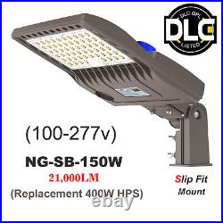 Kuukuppo LED Parking Lot Light 150W with Dusk to Dawn Photocell 5000K 21,000LM